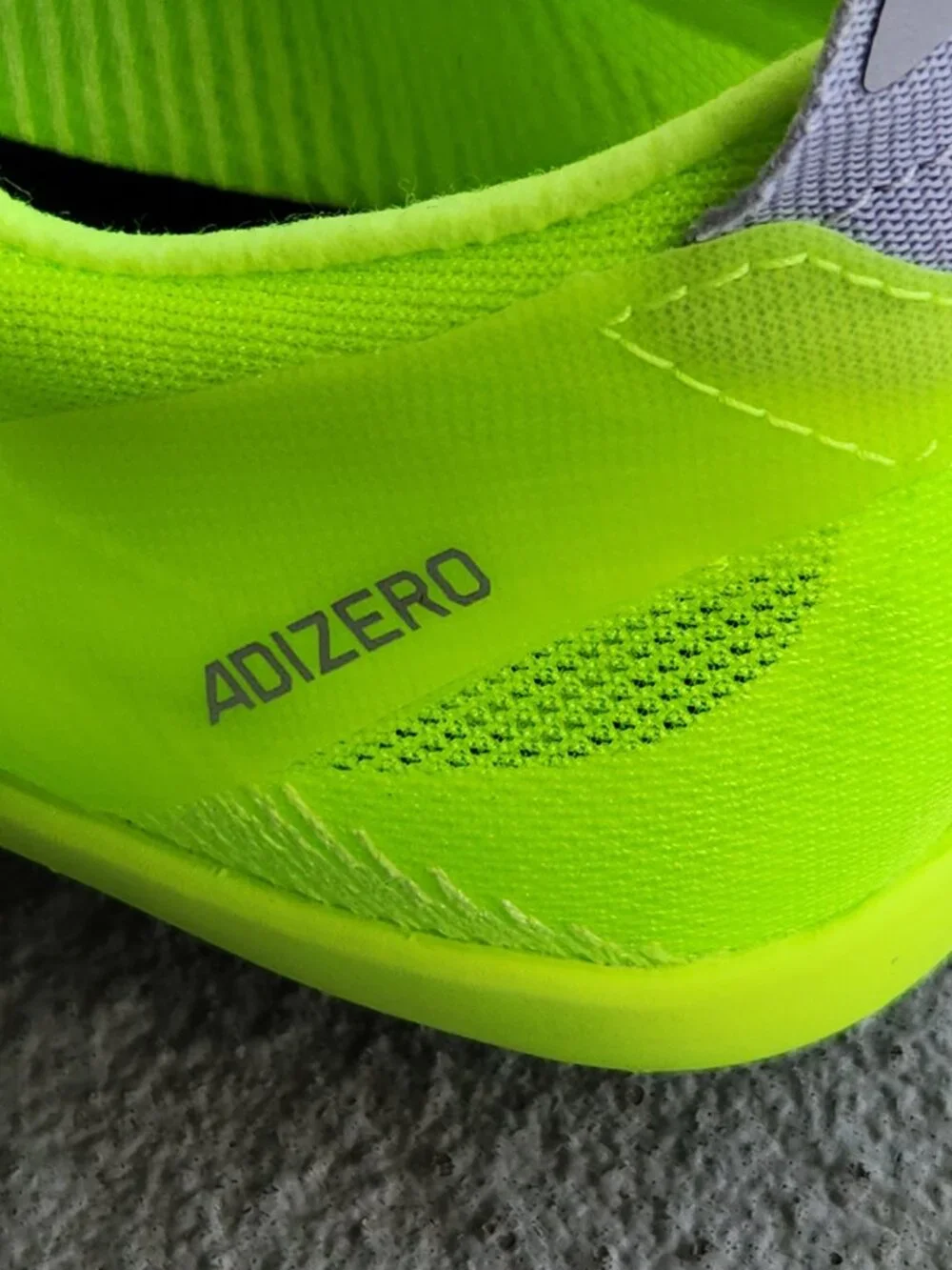 Adidas Adizero Finesse Lucid Lemon Track Spikes Shoes IG 2018 Men's Size 11.5 US